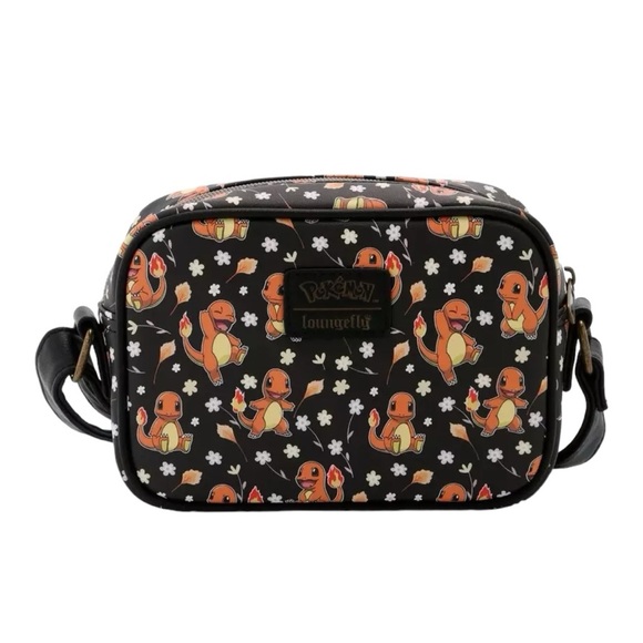 NEW Loungefly Pokemon Charmander Flowers Camera Crossbody Bag Purse - Picture 1 of 6